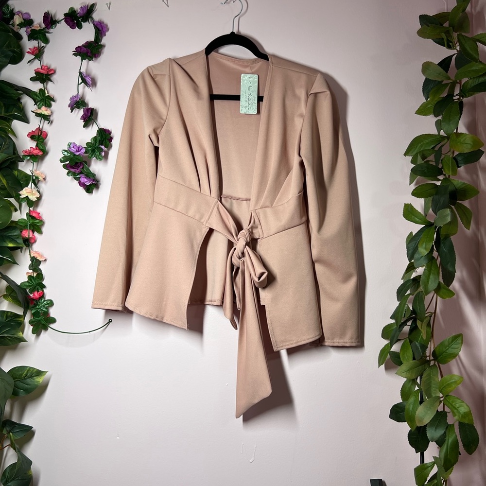 Pink Open Blazer - Picture 4 of 4